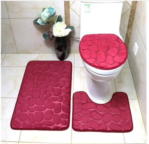 3 SET NON SLIP bathroom mat